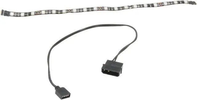 Alt view image 3 of 4 - LOGISYS Computer LDM12RD 12in RED LED Molex Self-adhesive Flexible & Extendable Strip