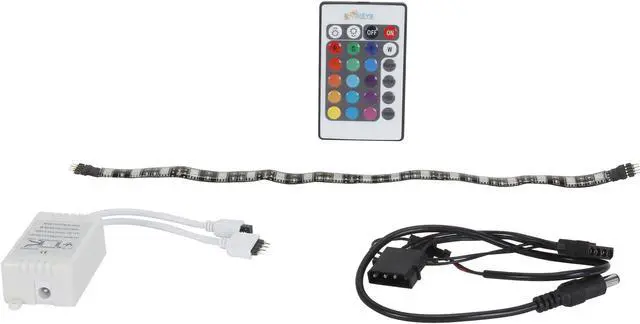 Alt view image 2 of 3 - LOGISYS Computer LDXRM12C RGB LED Strip and IR Control
