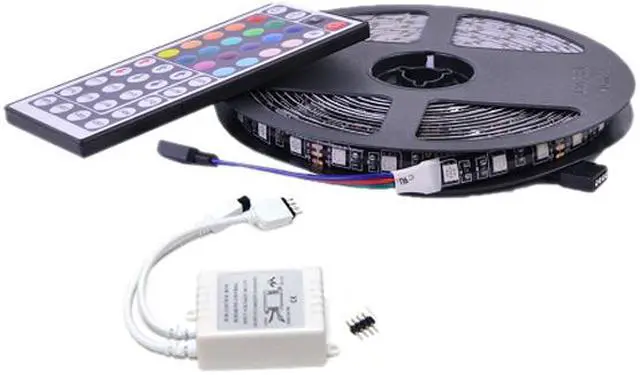 Alt view image 2 of 3 - LOGISYS Computer LDXRM196C 12V 16.5' FLIEXIBLE RGB LED STRIP LIGHT KIT