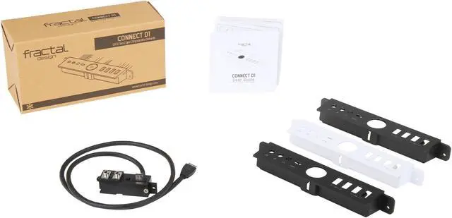 Alt view image 10 of 10 - Fractal Design Connect D1 FD-ACC-CON-D1-M1 Elegant Front I/O Upgrade Solution for Define R6