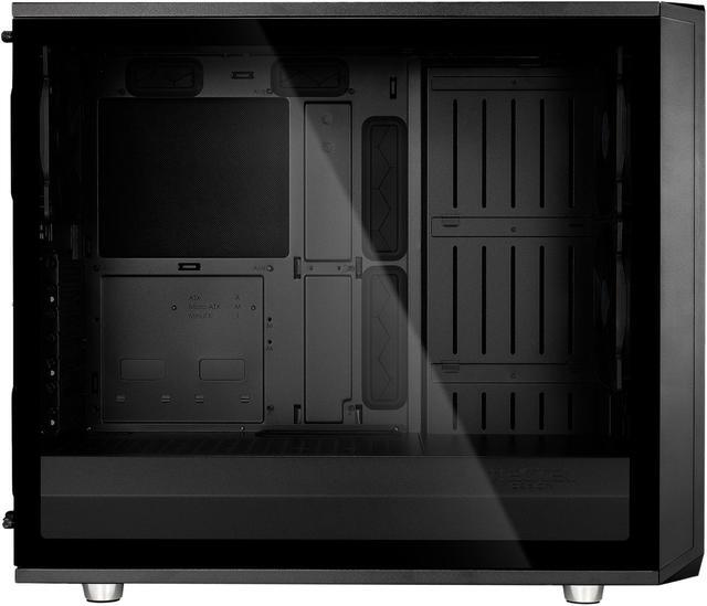 Alt view image 6 of 12 - Fractal Design Tempered Glass Panel Upgrade for Define R6/S2 and Meshify S2 series Cases - Dark Tinted TG with Black Frame