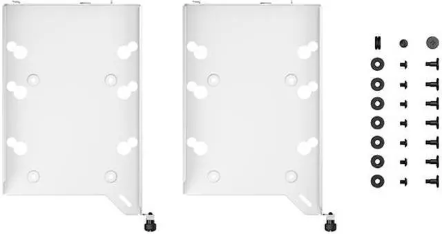 Alt view image 2 of 3 - Fractal Design FD-A-TRAY-002 HDD Drive Tray Kit - Type-B for Define 7 Series and Compatible Fractal Design Cases - White (2-pack)