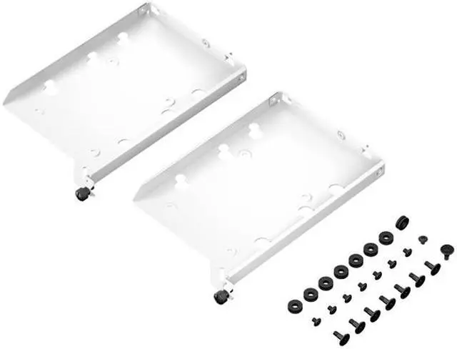 Alt view image 3 of 3 - Fractal Design FD-A-TRAY-002 HDD Drive Tray Kit - Type-B for Define 7 Series and Compatible Fractal Design Cases - White (2-pack)