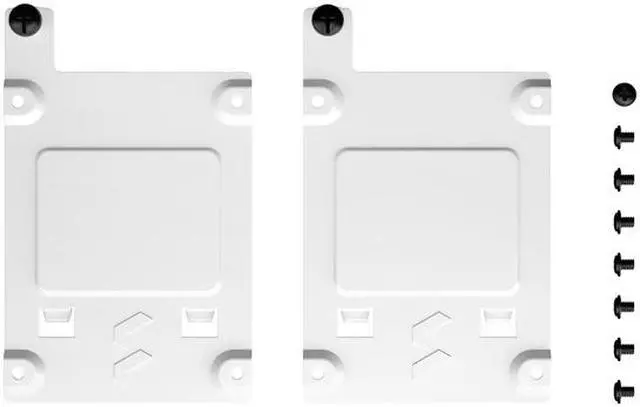 Alt view image 3 of 3 - Fractal Design FD-A-BRKT-002 SSD Bracket Kit - Type-B for Define 7 Series and Compatible Fractal Design Cases - White (2-pack)