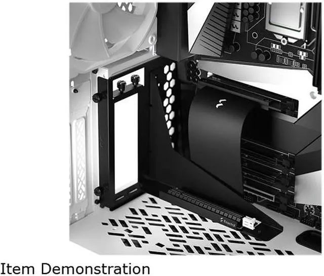 Alt view image 5 of 6 - Fractal Design Flex B-20 PCIe 3.0 x16 Vertical GPU Riser with Bracket, FD-A-FLX1-001