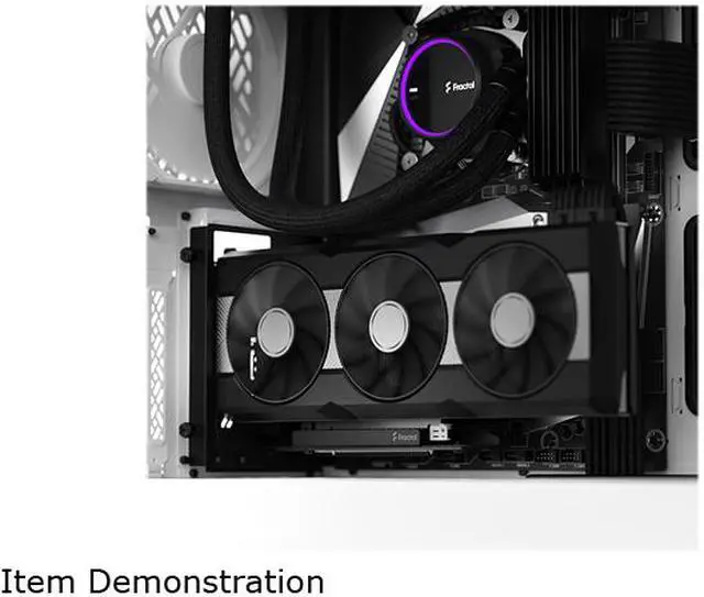 Alt view image 6 of 6 - Fractal Design Flex B-20 PCIe 3.0 x16 Vertical GPU Riser with Bracket, FD-A-FLX1-001