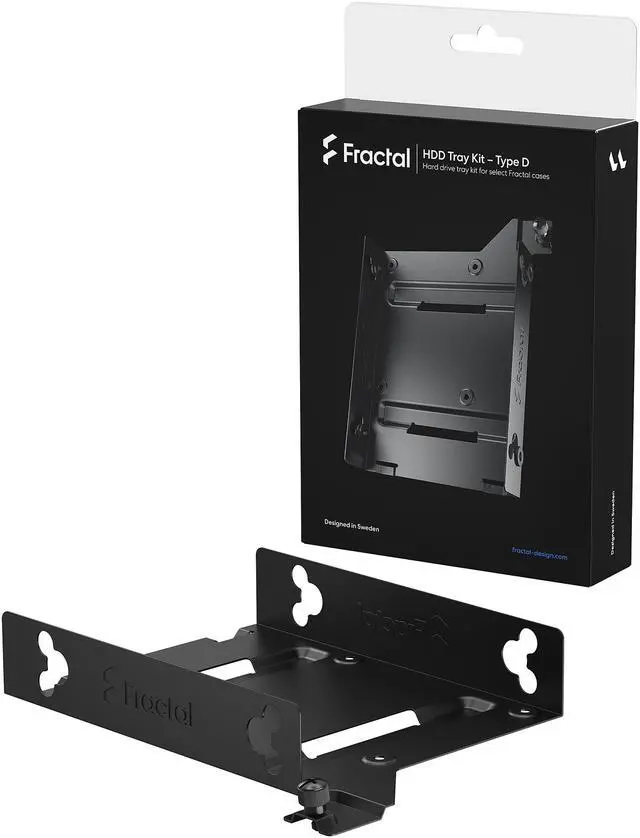 Alt view image 4 of 4 - Fractal Design Hard Drive Tray Kit - Type D for Pop Series and Other Select Fractal Design Cases - Black