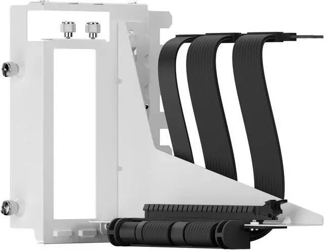 Alt view image 5 of 8 - Fractal Design Flex 2 PCIe 4.0 x16 White Vertical GPU Riser with Bracket