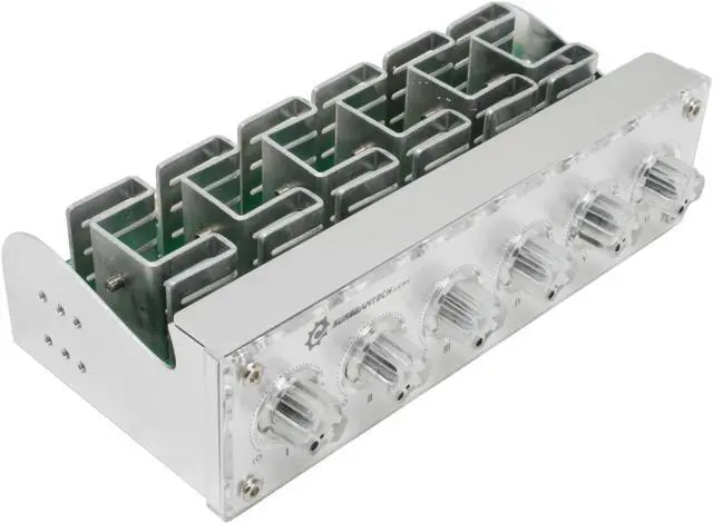 Alt view image 3 of 10 - Sunbeam RHK-EX-SV Rheobus-Extreme 5.25" Bay 4 Channel 30W Fan Controller Panel