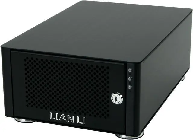 Main image of LIAN LI EX-20 2 x 3.5" Black SATA I/II USB 2.0 & eSATA External Enclosure