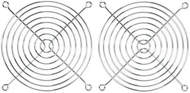 Alt view image 2 of 3 - Bgears Fan Grill 120mm steel chrome finished fan grill (2 pieces Pack)