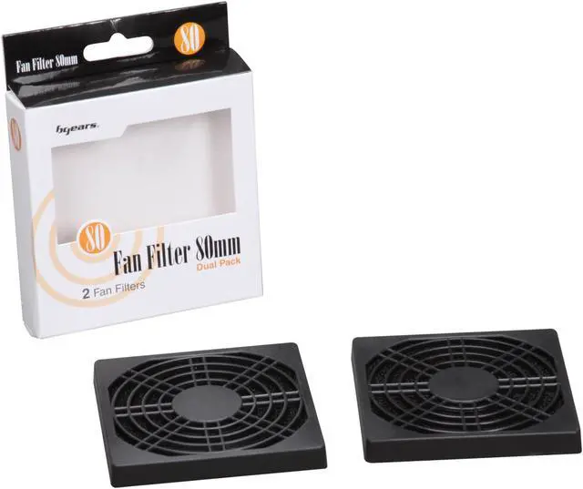 Alt view image 3 of 3 - Bgears Fan Filter 80mm Fan filter with easy removable cover and washable foam filter (2 pieces Pack)