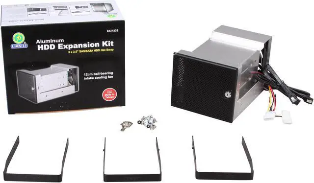 Alt view image 5 of 5 - LIAN LI EX-H33S HDD External Rack Mount Kit