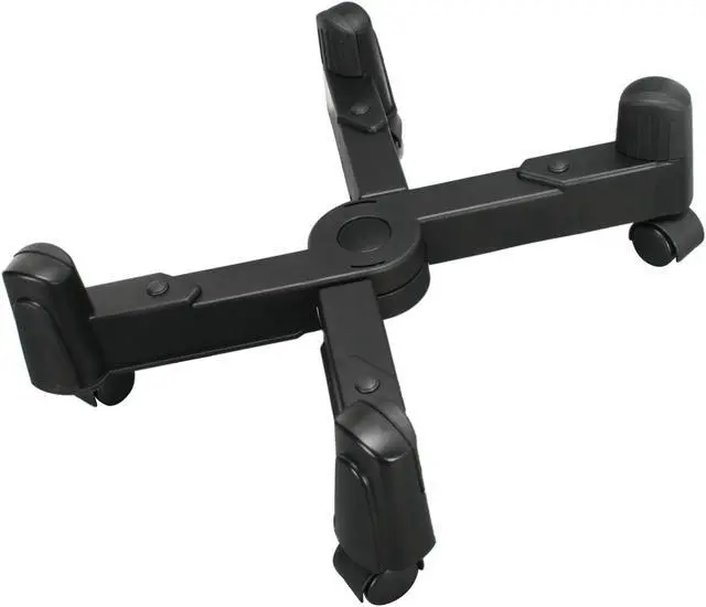 Main image of Syba SY-ACC65029 Mobile Desktop Tower Computer Floor Stand Rolling Caster Wheels and Adjustable Width from 6" to 10"