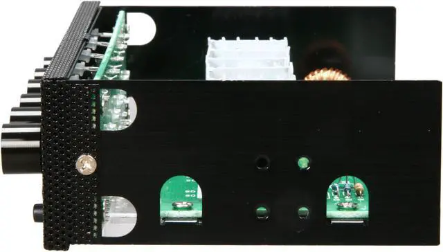 Alt view image 3 of 5 - Rheosmart 6 Fan Controller 5.25" Bay 6 Channel 30W Fan Controller Panel (Black)