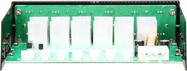 Alt view image 4 of 5 - Rheosmart 6 Fan Controller 5.25" Bay 6 Channel 30W Fan Controller Panel (Black)