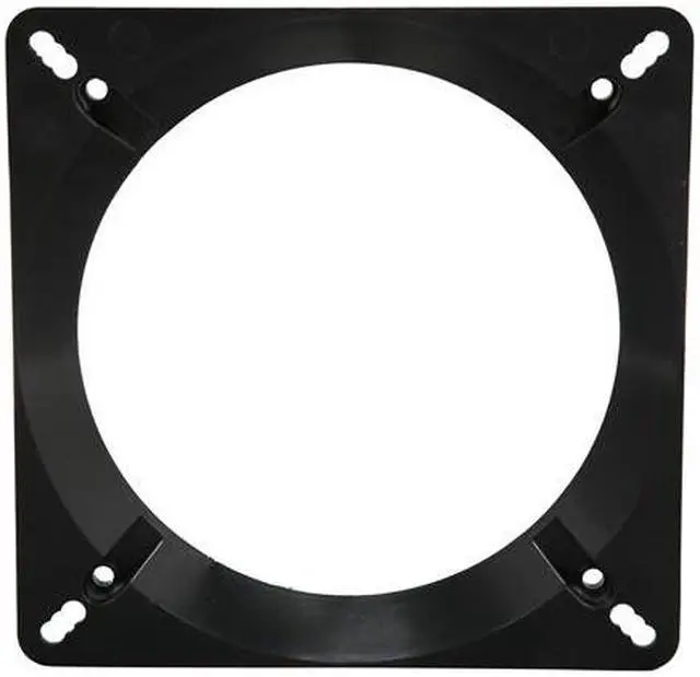 Alt view image 2 of 4 - Fan Adapter 140mm-Black, 140 to 120mm fan adapter Black color