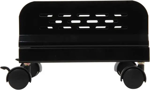 Alt view image 3 of 5 - Syba SY-ACC65057 Steel PC Stand for ATX Case with Adj. Width with Caster wheels - Black
