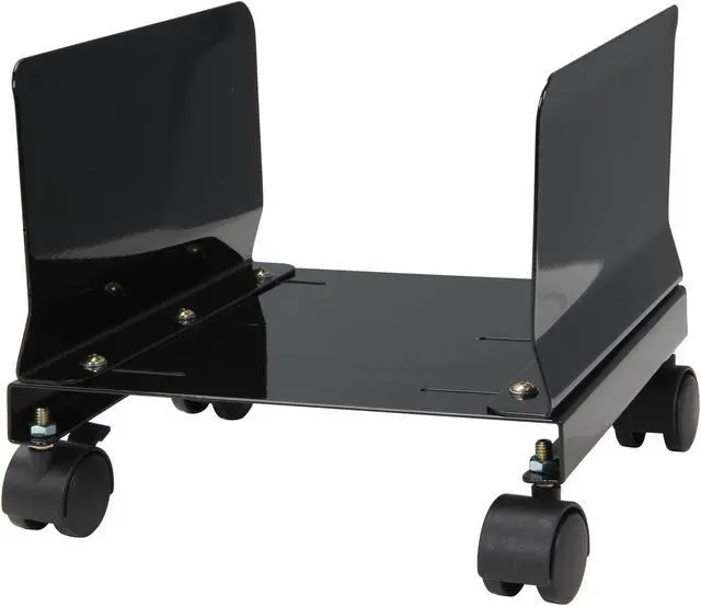 Main image of Syba SY-ACC65063 All Metal, Heavy Duty CPU Stand/Roller, Tall Walls, Castors, Black Color