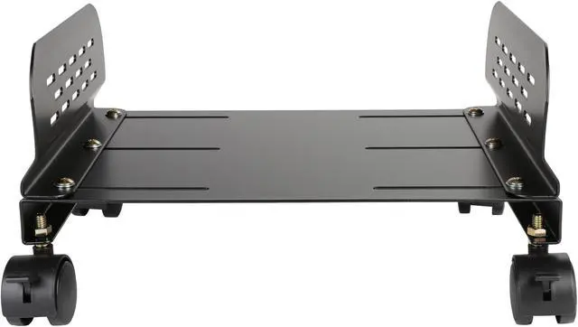 Alt view image 4 of 5 - Syba SY-ACC65079 Metal Mobile Desktop Tower Computer Rolling Stand with Adjustable Width and Caster Wheels