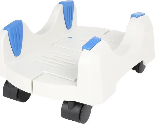 Main image of Syba SY-ACC65089 Plastic Stand for ATX Case with Adjustable Width from 5.7" to 9.7" (14.5cm to 24.5cm) with Caster wheels - Beige