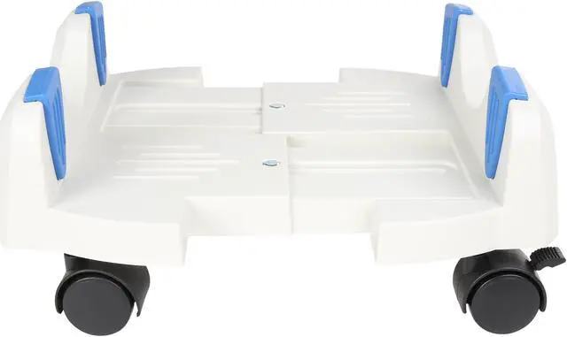 Alt view image 2 of 4 - Syba SY-ACC65089 Plastic Stand for ATX Case with Adjustable Width from 5.7" to 9.7" (14.5cm to 24.5cm) with Caster wheels - Beige