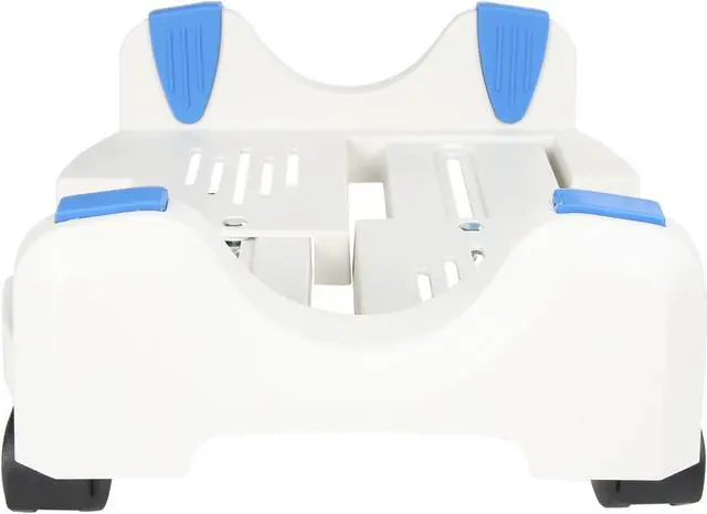 Alt view image 3 of 4 - Syba SY-ACC65089 Plastic Stand for ATX Case with Adjustable Width from 5.7" to 9.7" (14.5cm to 24.5cm) with Caster wheels - Beige