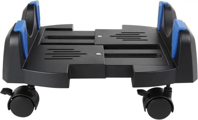 Alt view image 2 of 4 - Syba SY-ACC65090 Plastic Stand for ATX Case with Adjustable Width from 5.7" to 9.7" (14.5cm to 24.5cm) with Caster wheels - Black