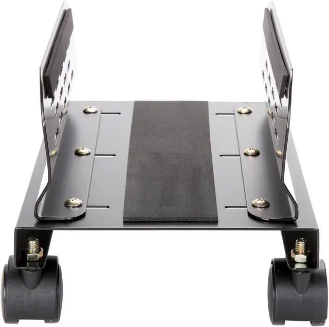 Alt view image 2 of 7 - SYBA SY-ACC65093 Slim PC or UPS Metal Floor Stand with Adjustable Width and Caster Wheels