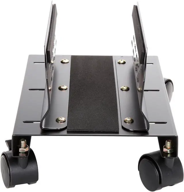 Alt view image 5 of 7 - SYBA SY-ACC65093 Slim PC or UPS Metal Floor Stand with Adjustable Width and Caster Wheels
