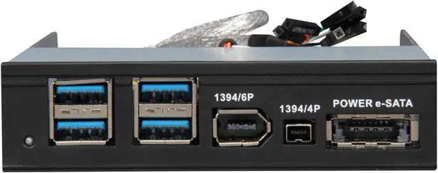 Alt view image 2 of 5 - BYTECC UFE-421 3.5" USB3.0/Firewire 400/POWER e-SATA Combo Internal HUB