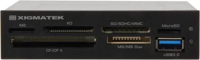 Alt view image 2 of 5 - XIGMATEK Accessor Pro Extreme Speed Real USB3.0 3.5" Card Reader 75 in 1 CCO-UCOFSP-U01