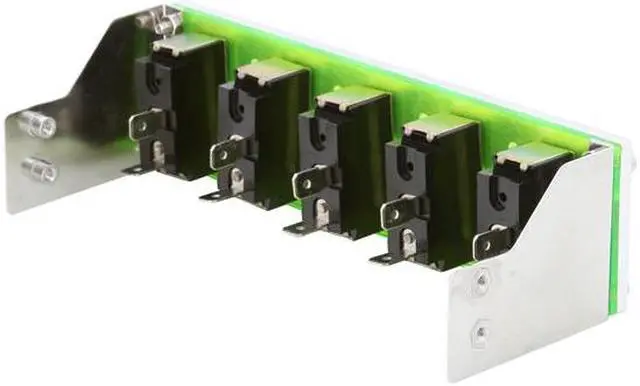 Alt view image 5 of 9 - Lamptron 5.25" 5-channel fan controller, 100w/channel, on/off switch, molex 4-pin fan connectors