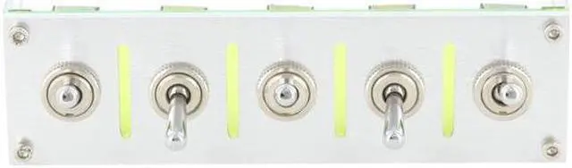 Alt view image 8 of 9 - Lamptron 5.25" 5-channel fan controller, 100w/channel, on/off switch, molex 4-pin fan connectors