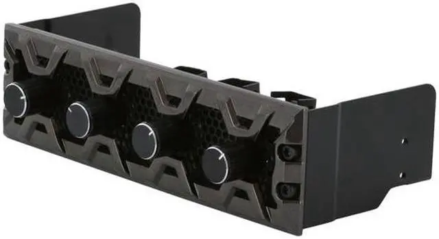 Main image of Lamptron 5.25" 4-channel fan controller, 30w/channel, 3-pin fan & molex power connector