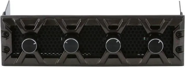 Alt view image 8 of 10 - Lamptron 5.25" 4-channel fan controller, 30w/channel, 3-pin fan & molex power connector