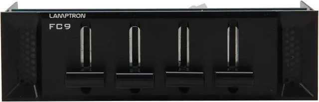 Alt view image 2 of 6 - 1ST PC CORP. FC-FC9B 4 Lamptron Channel Throttle Control Operation Fan Controller, 50w Per Channel, Available 7 Led Colors