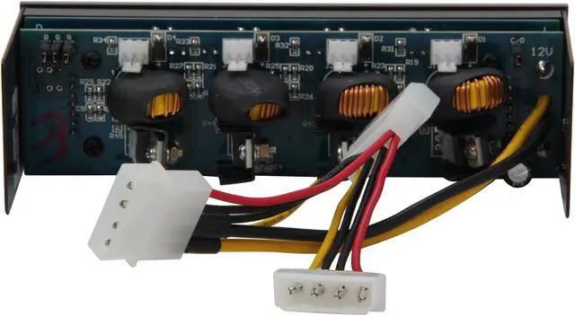 Alt view image 4 of 6 - 1ST PC CORP. FC-FC9B 4 Lamptron Channel Throttle Control Operation Fan Controller, 50w Per Channel, Available 7 Led Colors