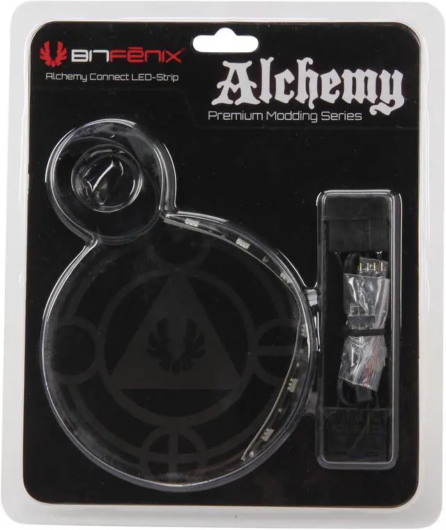 Alt view image 5 of 5 - BitFenix BFA-ACL-12GK6-RP Alchemy Connect LED-Strip Green 12cm