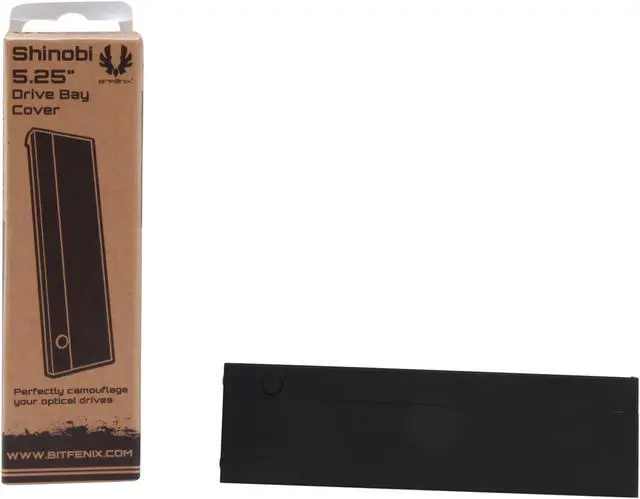 Alt view image 5 of 5 - BitFenix BFC-SNB-150-ODDK-RP Shinobi 5.25 Drive Cover Black