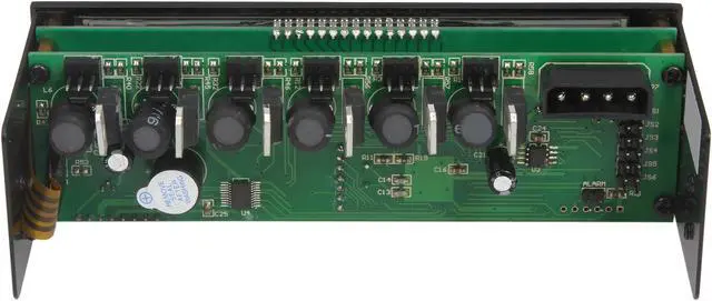 Alt view image 4 of 6 - 1ST PC CORP Lamptron FC Touch Fan Controller - Touch Screen 30W x 6 Channel - Aluminum Black Bezel