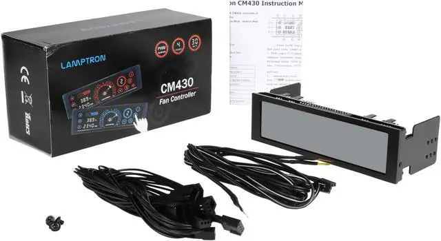 Alt view image 6 of 6 - Touch-based (Blue LED) Intelligent Fan Controller with PWM Fan Control