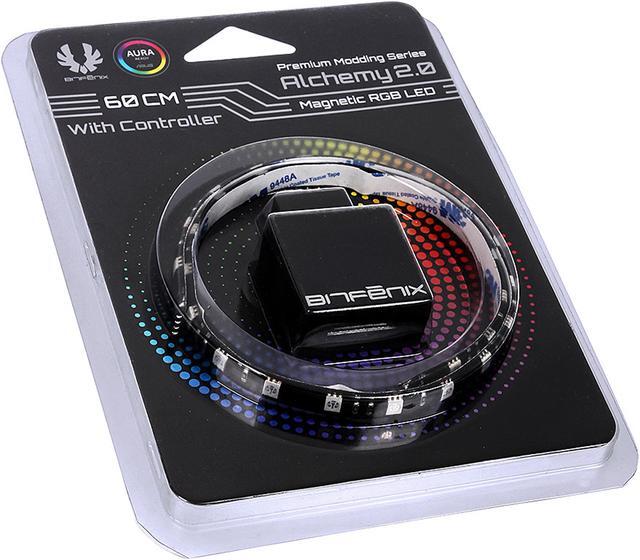 Alt view image 7 of 13 - BitFenix BFA-RGB-60MK30C-RP Alchemy 2.0 RGB LED Magnetic Strip + Controller - 60cm