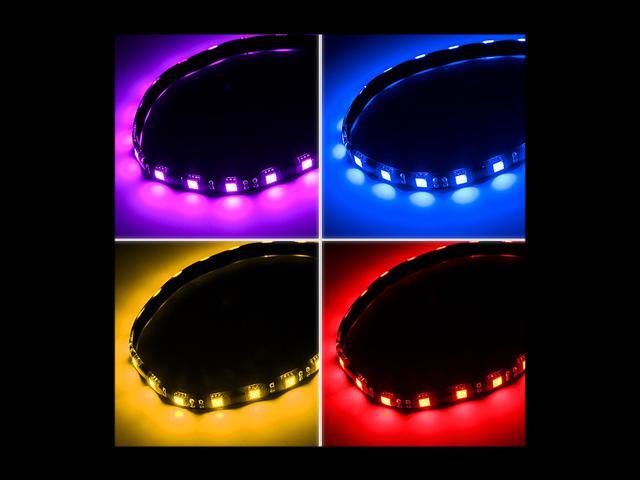 Alt view image 13 of 13 - BitFenix BFA-RGB-60MK30C-RP Alchemy 2.0 RGB LED Magnetic Strip + Controller - 60cm