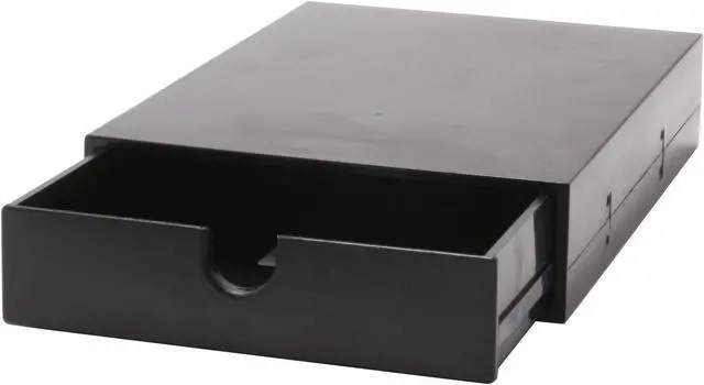 Alt view image 2 of 3 - Alpha and Omega BOX-G5-BK Storage Drawer for Standard 5.25" Expansion Bay (Black) - OEM