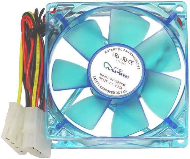 Main image of APEVIA CF4S-UBL 80mm Case Cooling Fan