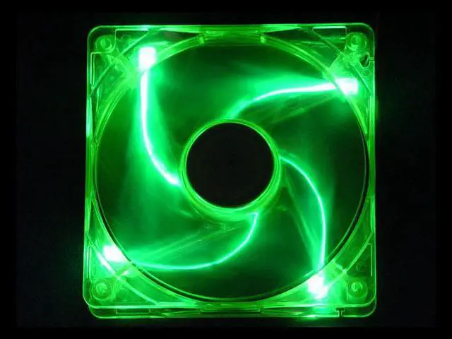 Main image of APEVIA CF12SL-UGN Green LED Case Cooling Fan