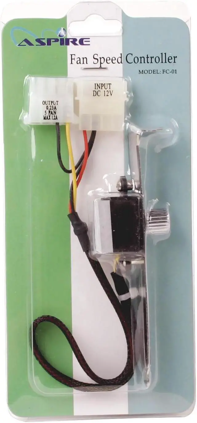 Alt view image 2 of 2 - APEVIA FC-01 Multi Fan Speed Controller