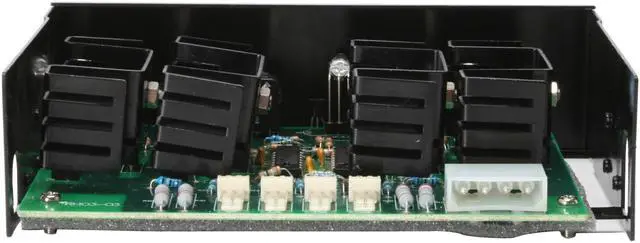 Alt view image 4 of 6 - Sunbeam RHK-BA Rheobus 5.25" Bay 4 Channel 20W Fan Controller Panel (Black)