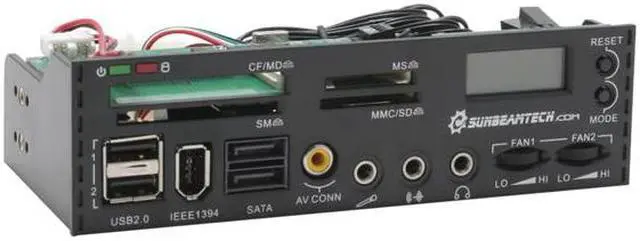 Main image of Black Super Panel with 20-in-1 Card Reader